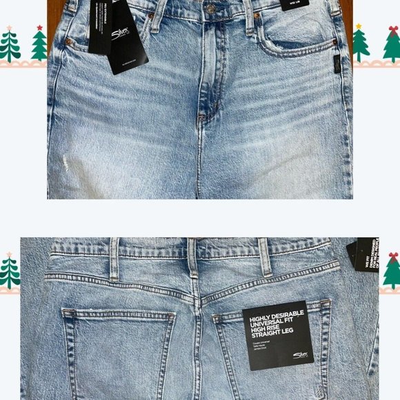 Silver Jeans Highly Desirable Universal High rise Straight Fit 32x28 buy 2/$28 - Picture 6 of 6